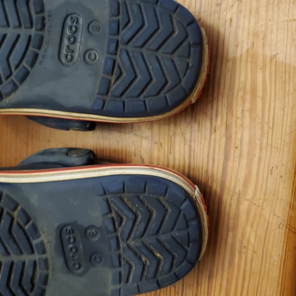 Blue crocs Toddler size 8 - Picture 2 of 2